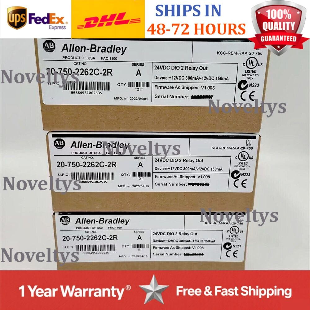 New Factory Sealed AB 20-750-2262C-2R /A 750 24V DC IO Option Module US Free Tax