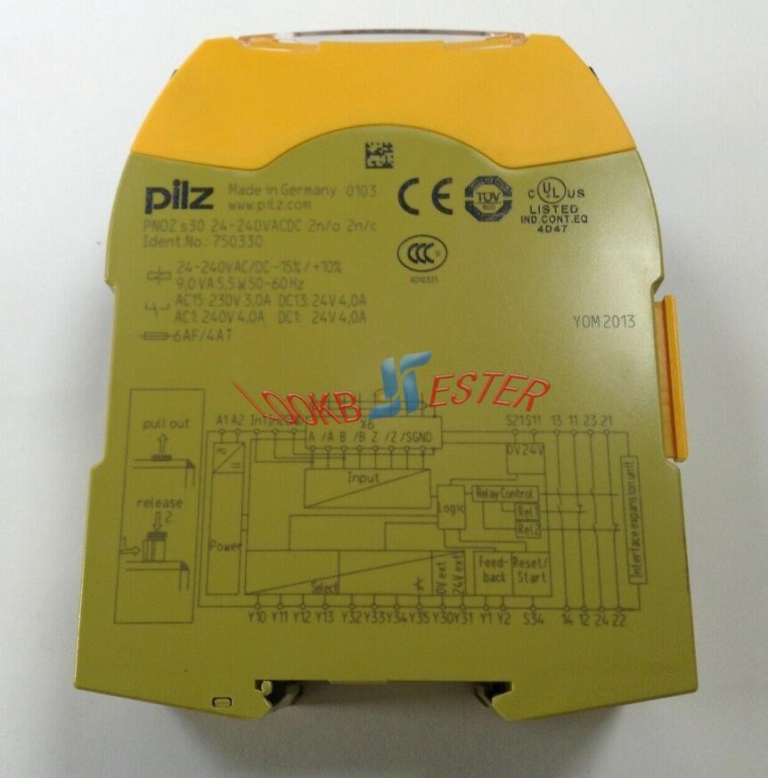 One new Pilz PN0Z s30 24-240VACDC 2n/o 2n/c 750330 safety relay