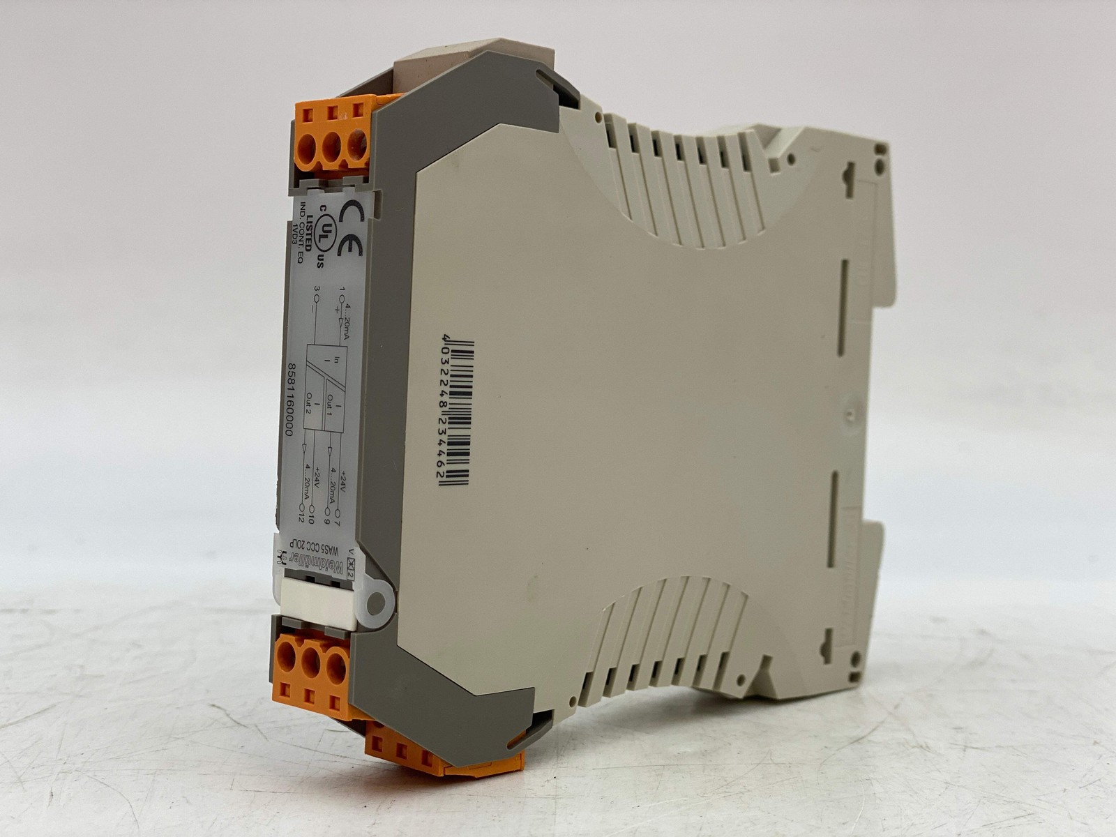Weidmuller 8581160000 WAS5-CC-20LP Signal Converter 12-30VDC 4-20mA (Used)