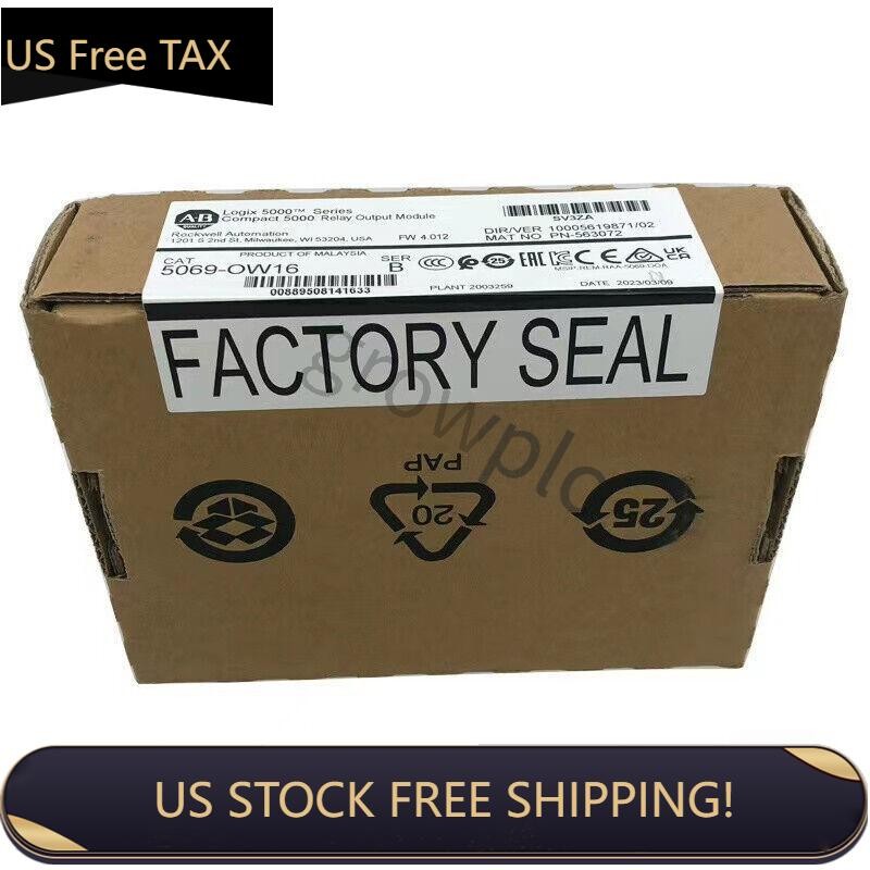 New Allen-Bradley 5069-OW16 Compact 5000 Relay Output Module 5069OW16 Sealed