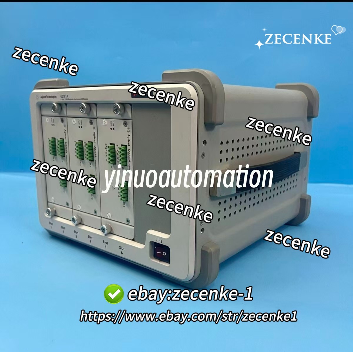 1PC USED Agilent U2781A+U2722A USB Modular Chassis UPS or FedEX/DHL