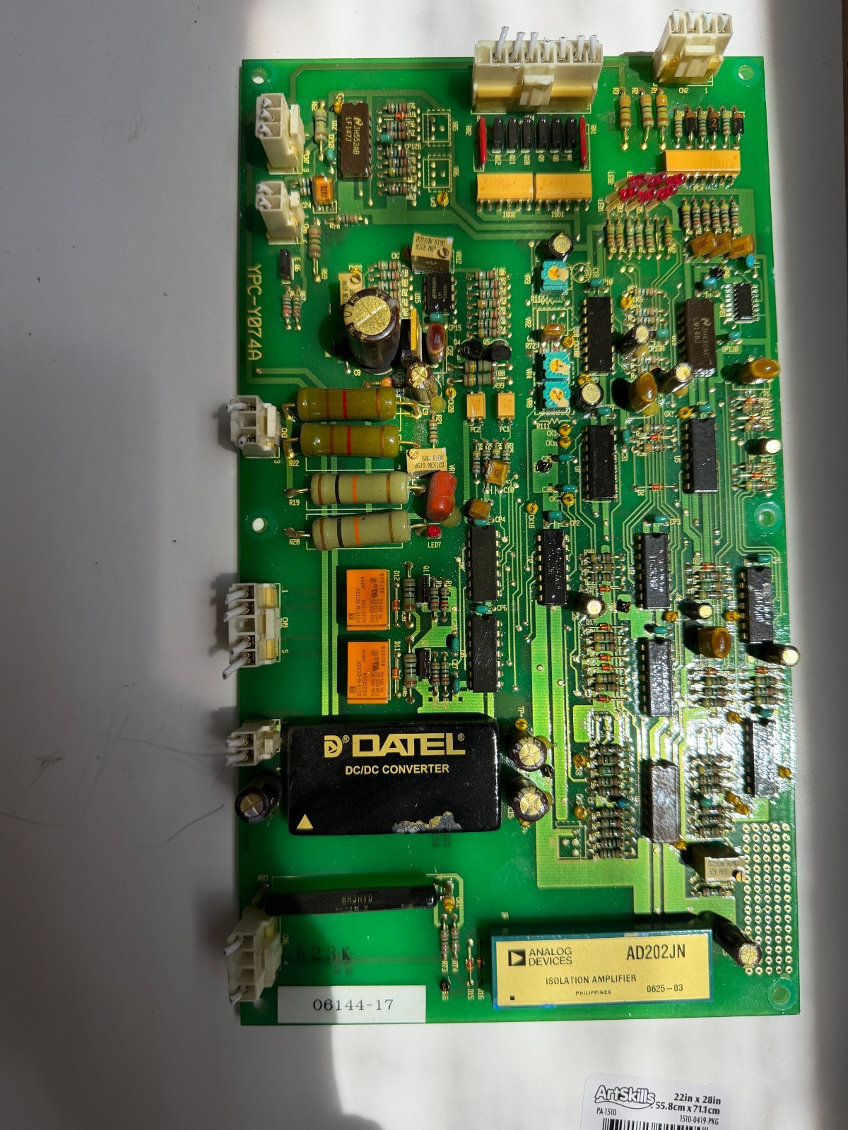 UNBRANDED YPC-Y074A 06144-17 Industrial Control Circuit Board PCB AD202JN