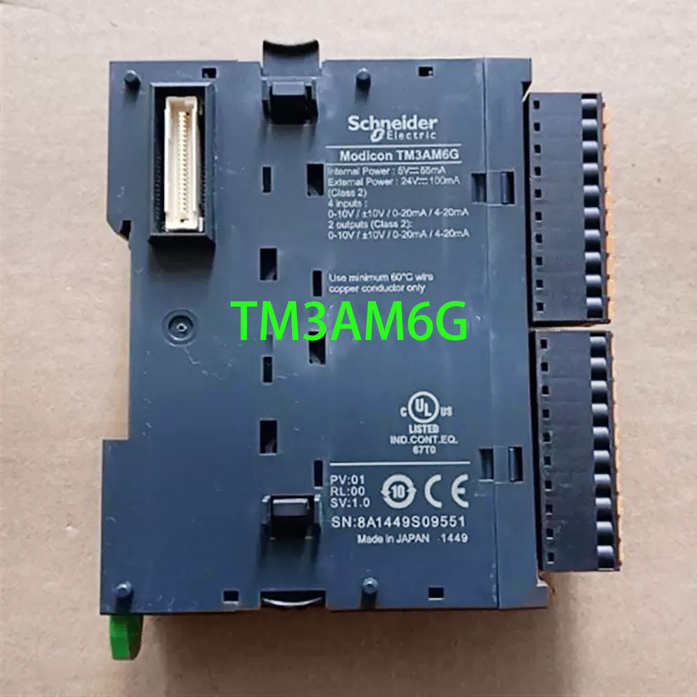 Schneide New Modicon TM3 series TM3AM6G Analog input/output expansion module