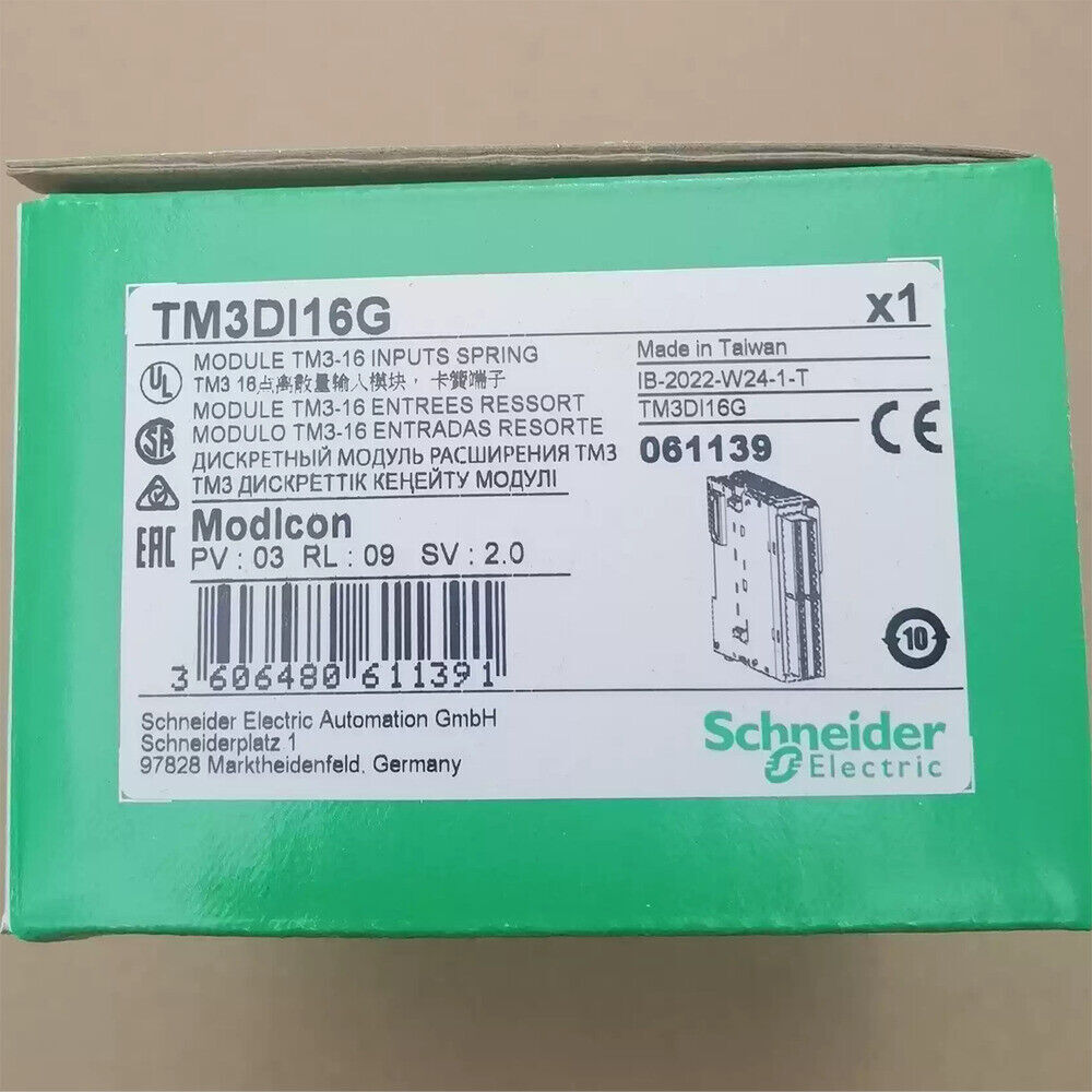 TM3DI16G Schneider TM3DI16G Module New In Box Free Shipping