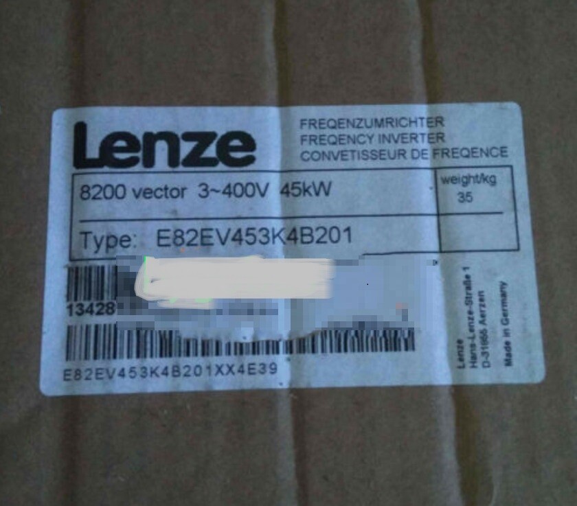 E82EV453_4B201 NEW LENZE E82EV453K4B201 8200 vector 45kW Freqency Inverter