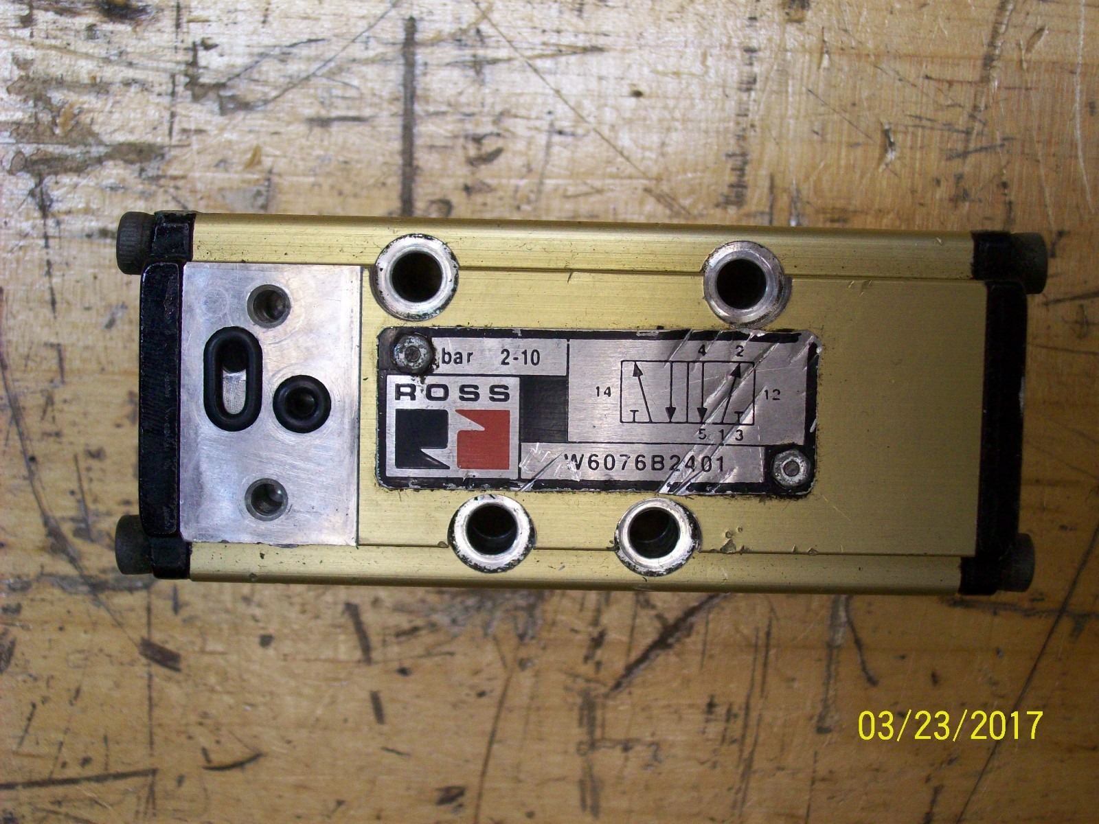ROSS PNEUMATIC VALVE 2-10 BAR , W6076B2401