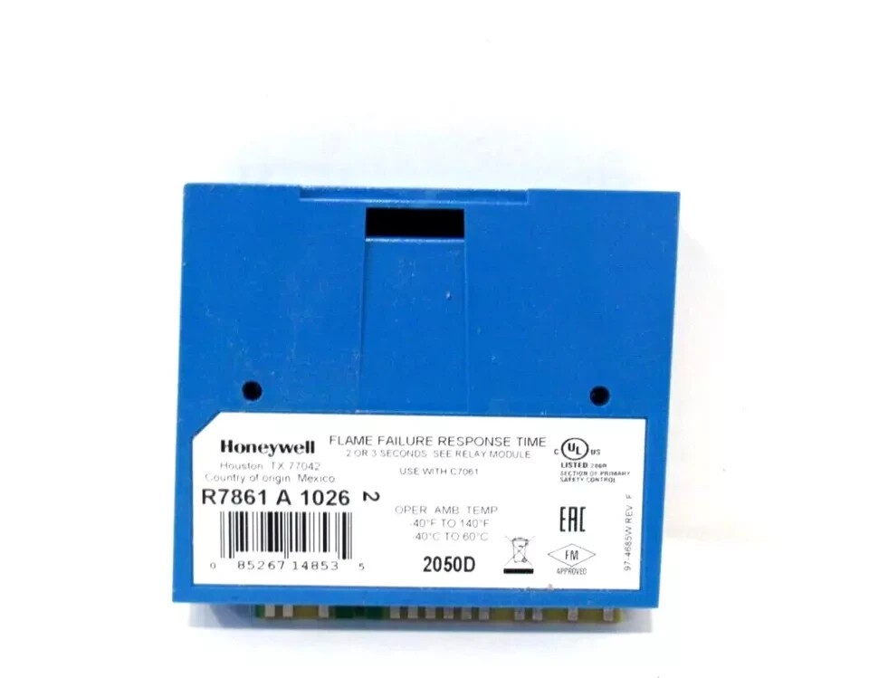 1 year warranty express NEW Honeywell R7861A1026 UV flame amplifier R7861 A 1026