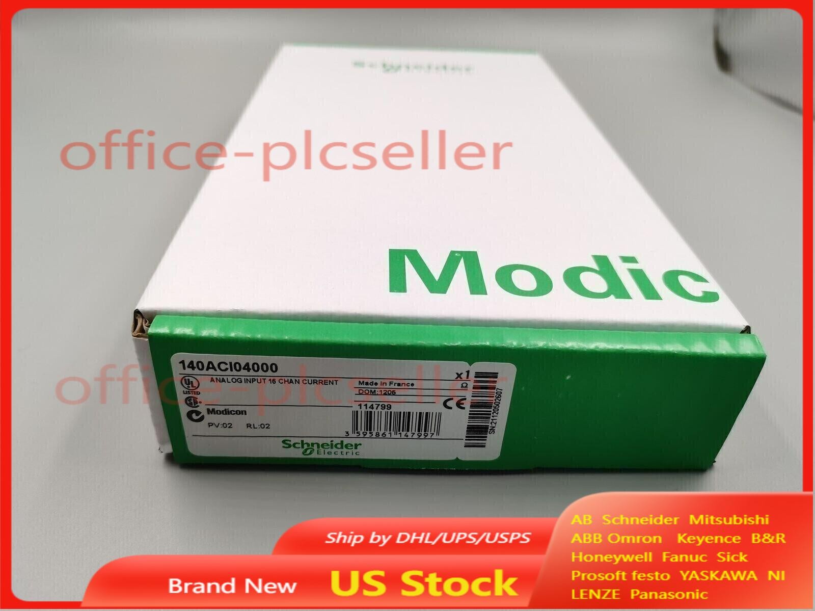 Brand New Schneider Modicon Analog Input 140ACI04000 Module with box 140ACI04000