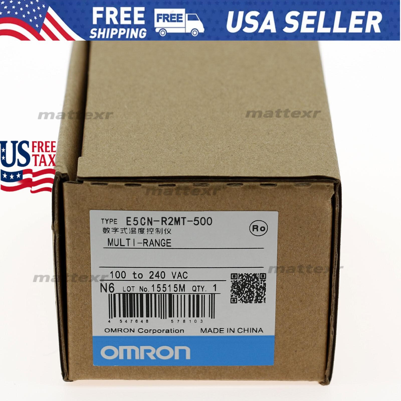 One New In Box OMRON E5CN-R2MT-500 Temperature Controller 100-240VAC US Free TAX