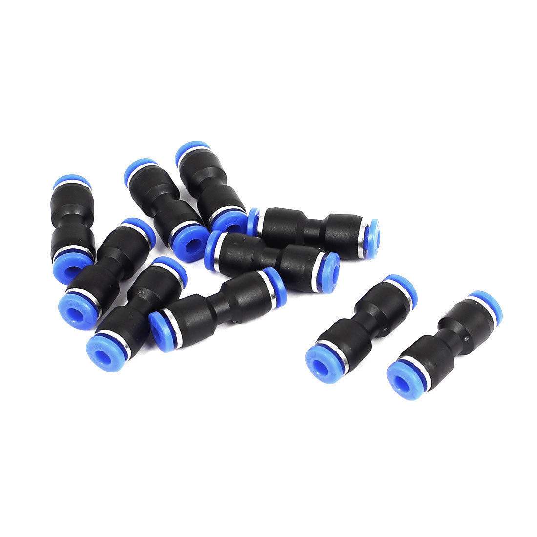 10Pcs 4mm Straight One Touch Quick Connect Jointer Pneumatic Union Fitting✦Kd