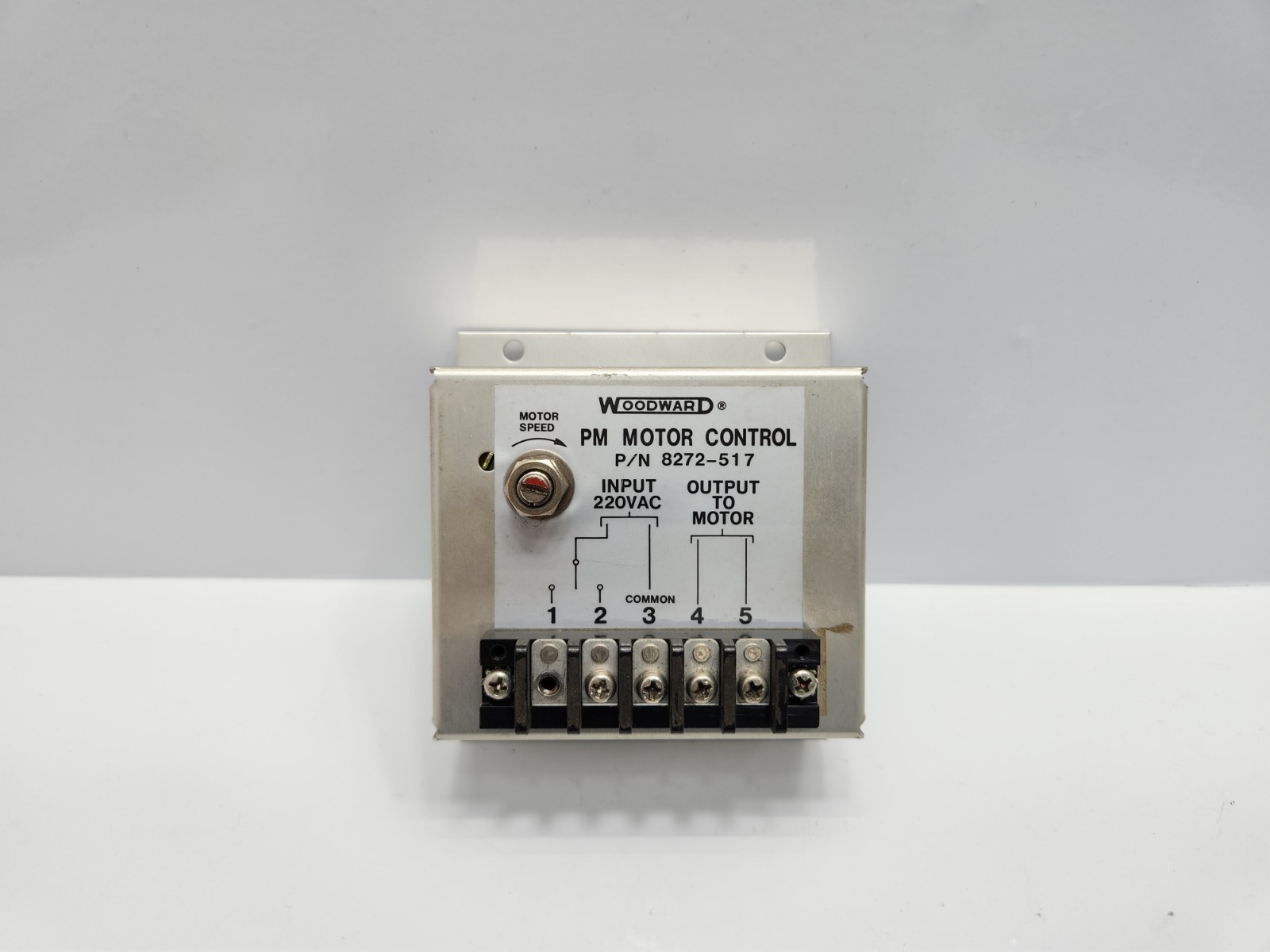 WOODWARD 8272-517 PM MOTOR CONTROL 220VAC