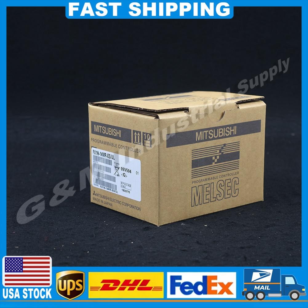 Mitsubishi New In Box FX1N-14MR-ES/UL programmable controller US Free TAX