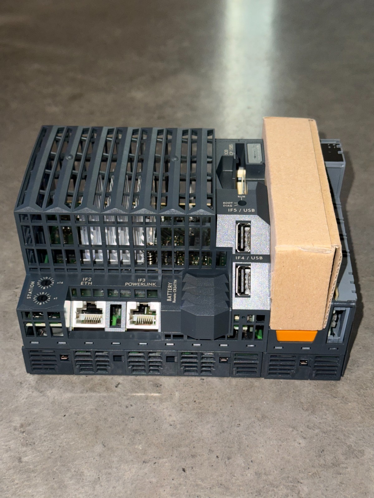 B&R X20CP1585 X20 CPU module (Includes X20DC1396, X20BM11, and 5CFCRD.0512-06)