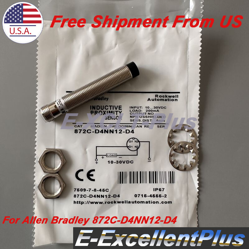 For Allen Bradley 872C-D4NN12-D4 Inductive Sensor Switch 872CD4NN12D4 10-30VDC