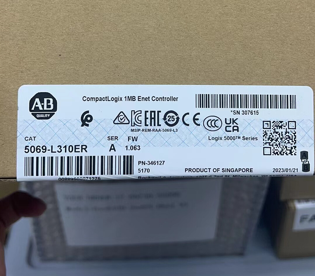 Allen-Bradley Compact Logix5380 CPU Module Ethernet/IP Controller 5069-L310ER