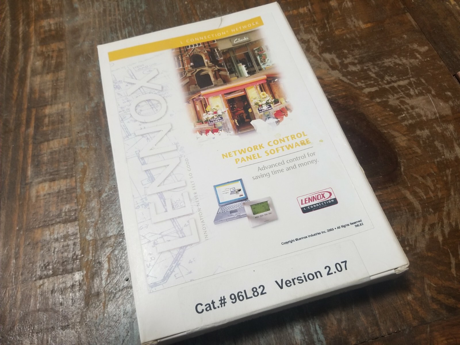 Lennox Network Control Panel Software NNOX 96L82 / 96L82 (NIB) Version 2.07