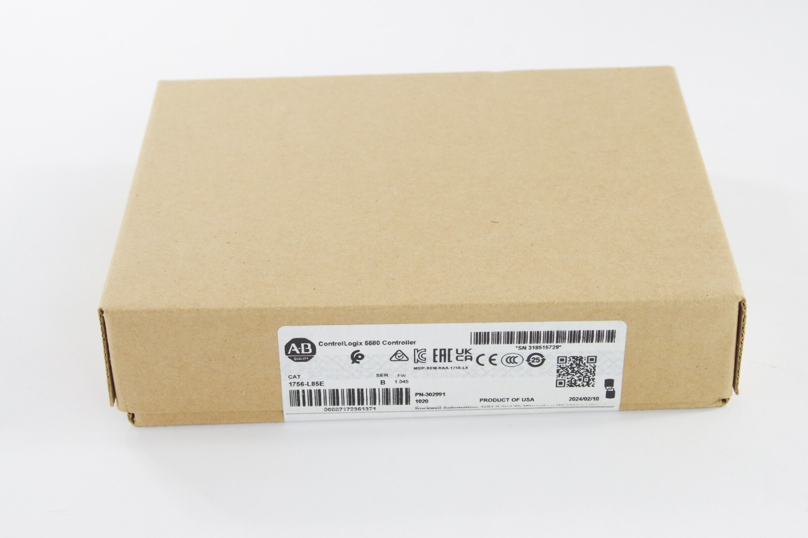 AB 1756-L85E Ser B ControlLogix 5580 Controller – Sealed Surplus