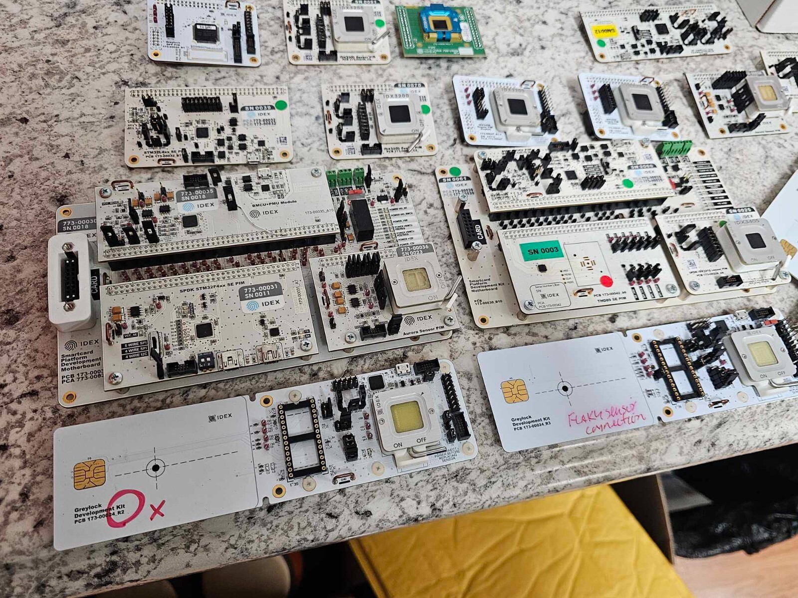 idex SmartCard Platform Dev. kit Greylock BMCU+PMU module & Wafers Engineer Spec