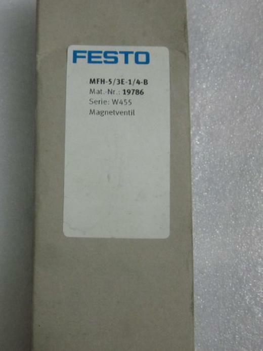 Festo MFH-5/3E-1/4-B 19786 Solenoid Valve New One Free Shipping MFH5/3E1/4B ~