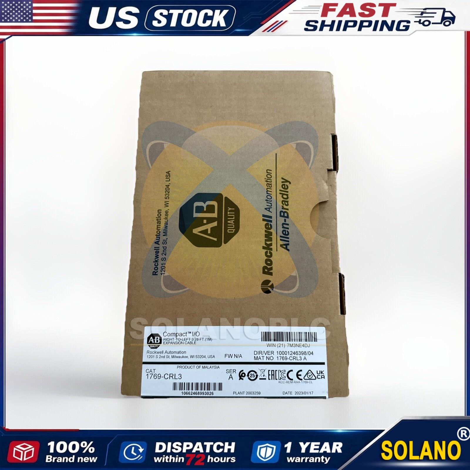 Allen-Bradley 1769-CRL3 /A Compact I/O Bus Ext Cable AB US Stock US Free Tax
