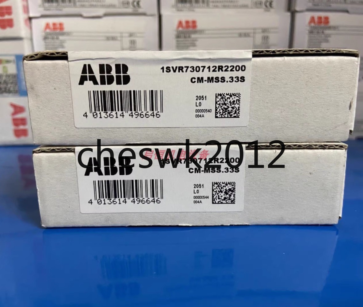 1 PCS NEW IN BOX ABB Thermistor Motor Protection Relay CM-MSS.33S