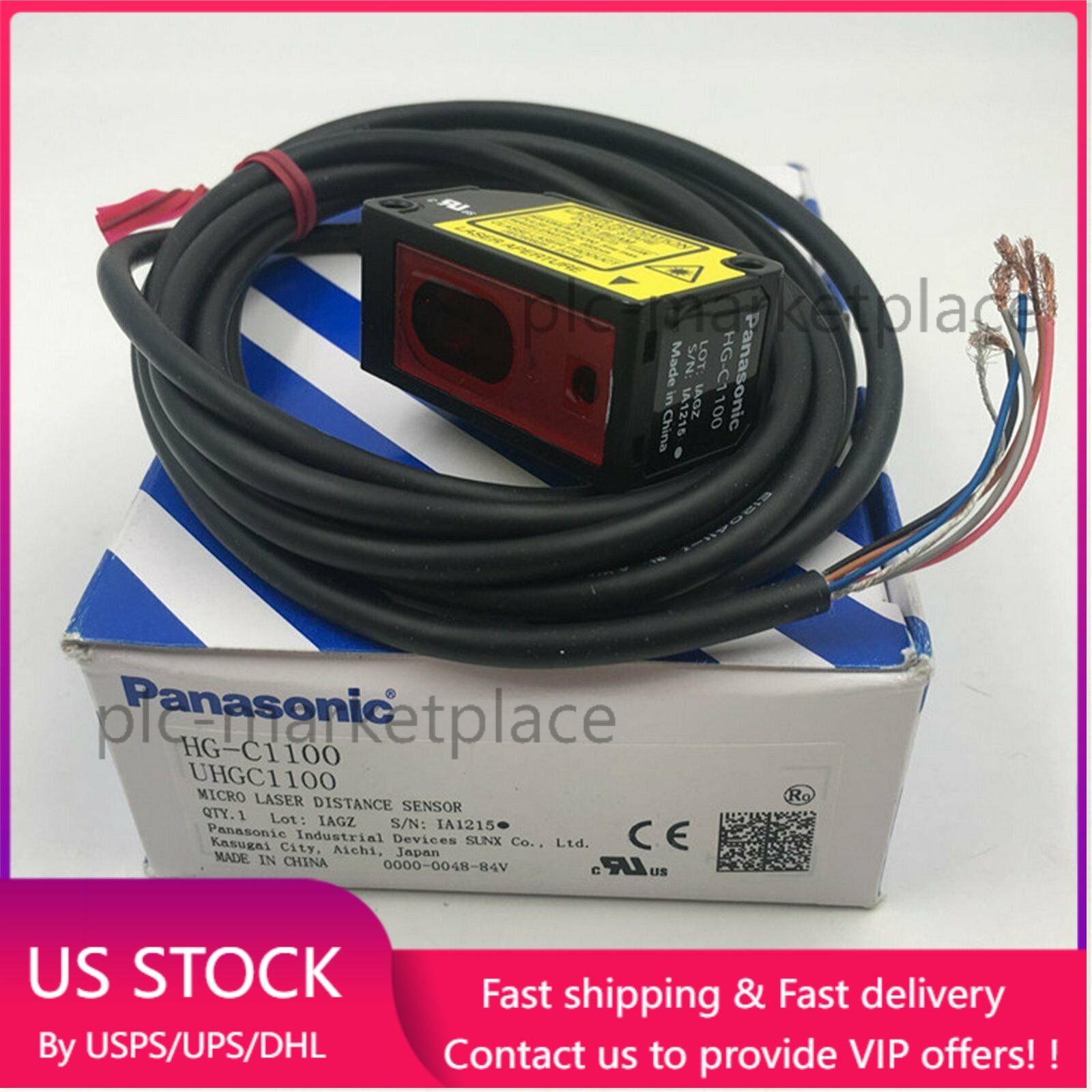 US Free TAX 1PC Panasonic Laser Displacement Sensor HG-C1100 New In Box