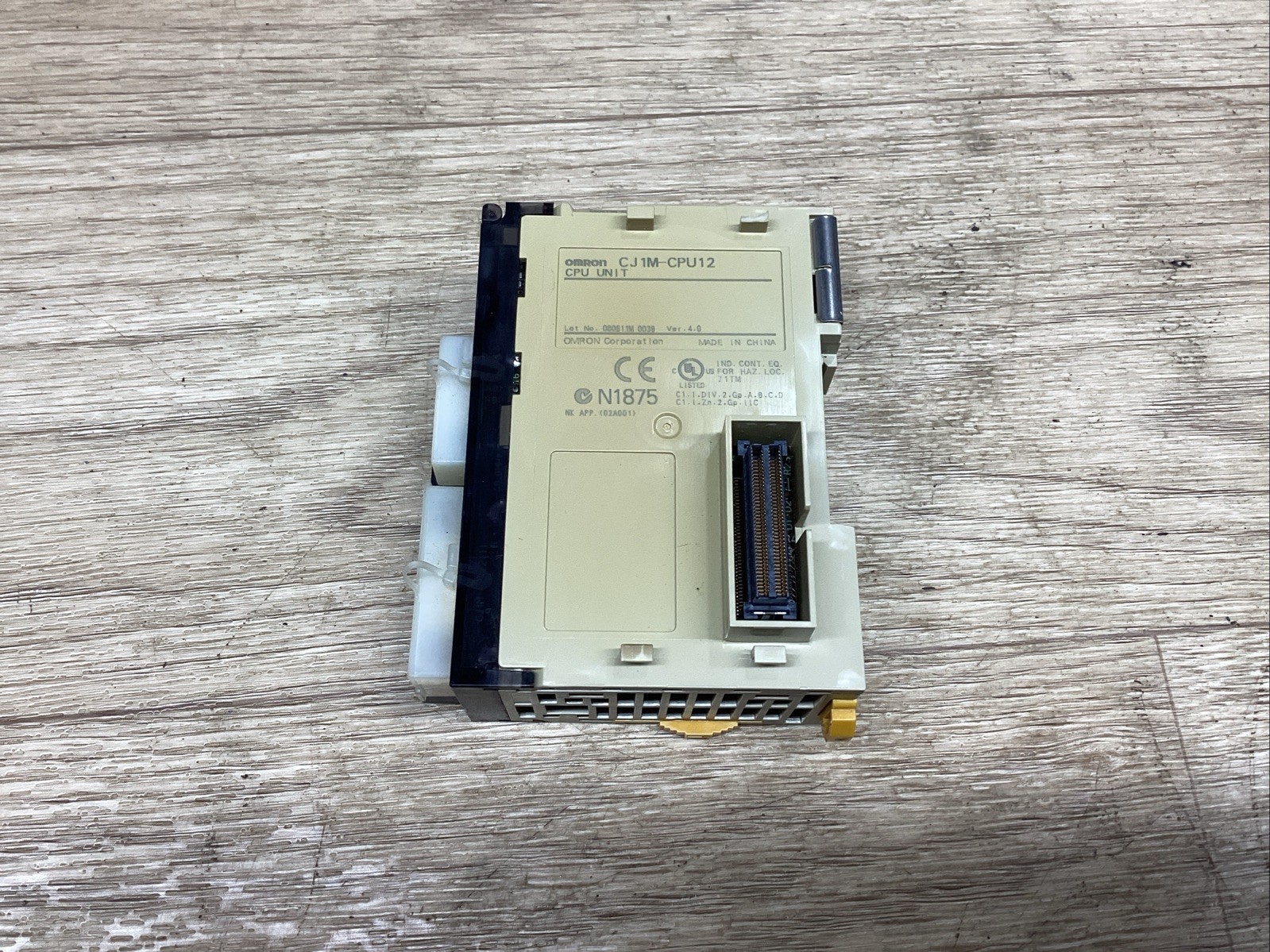 OMRON CJ1M-CPU12 CPU UNIT #812M15