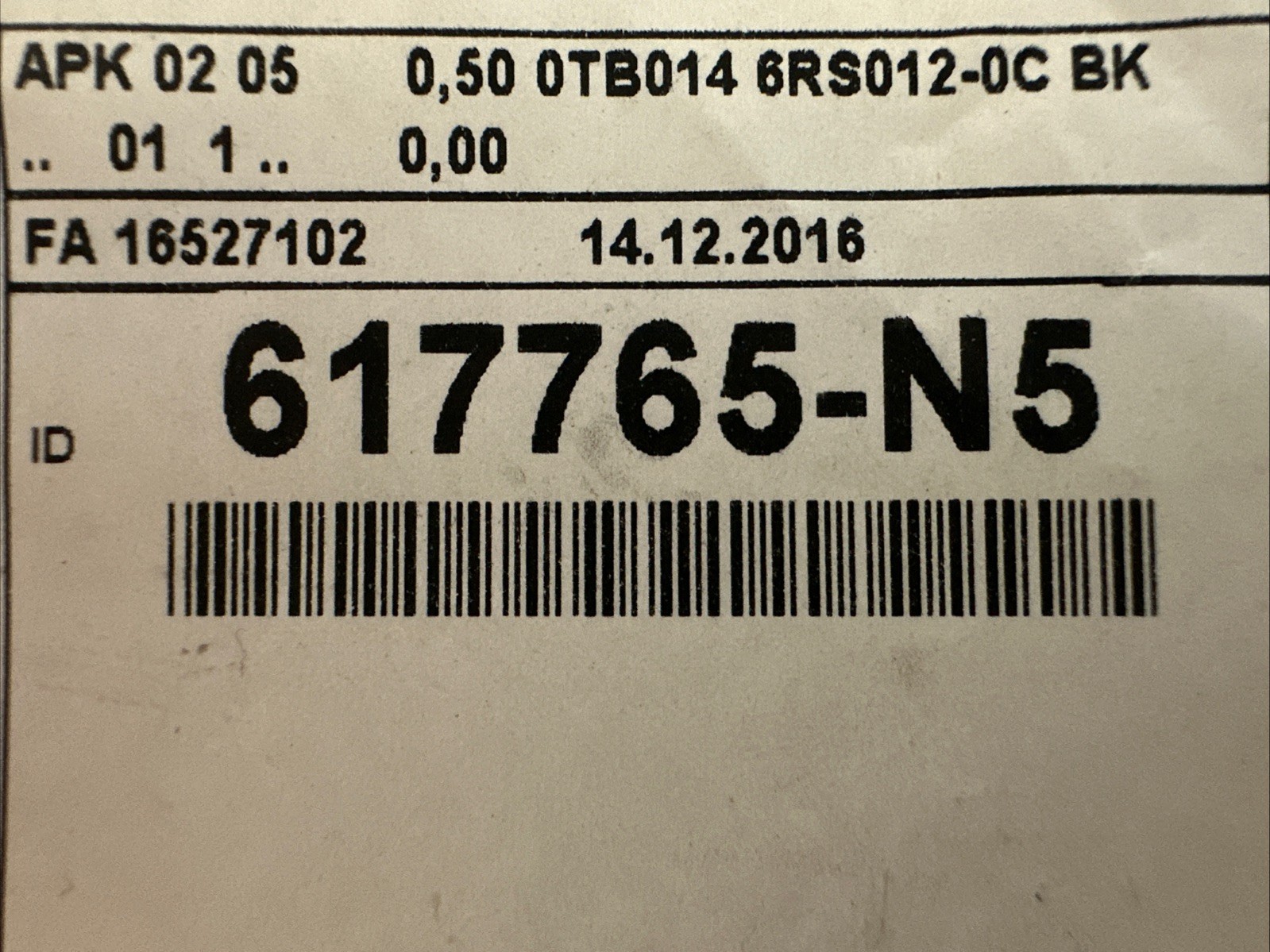 HEIDENHAIN adapter cable 0.50 meter ID 617765-N5 new sealed in bag