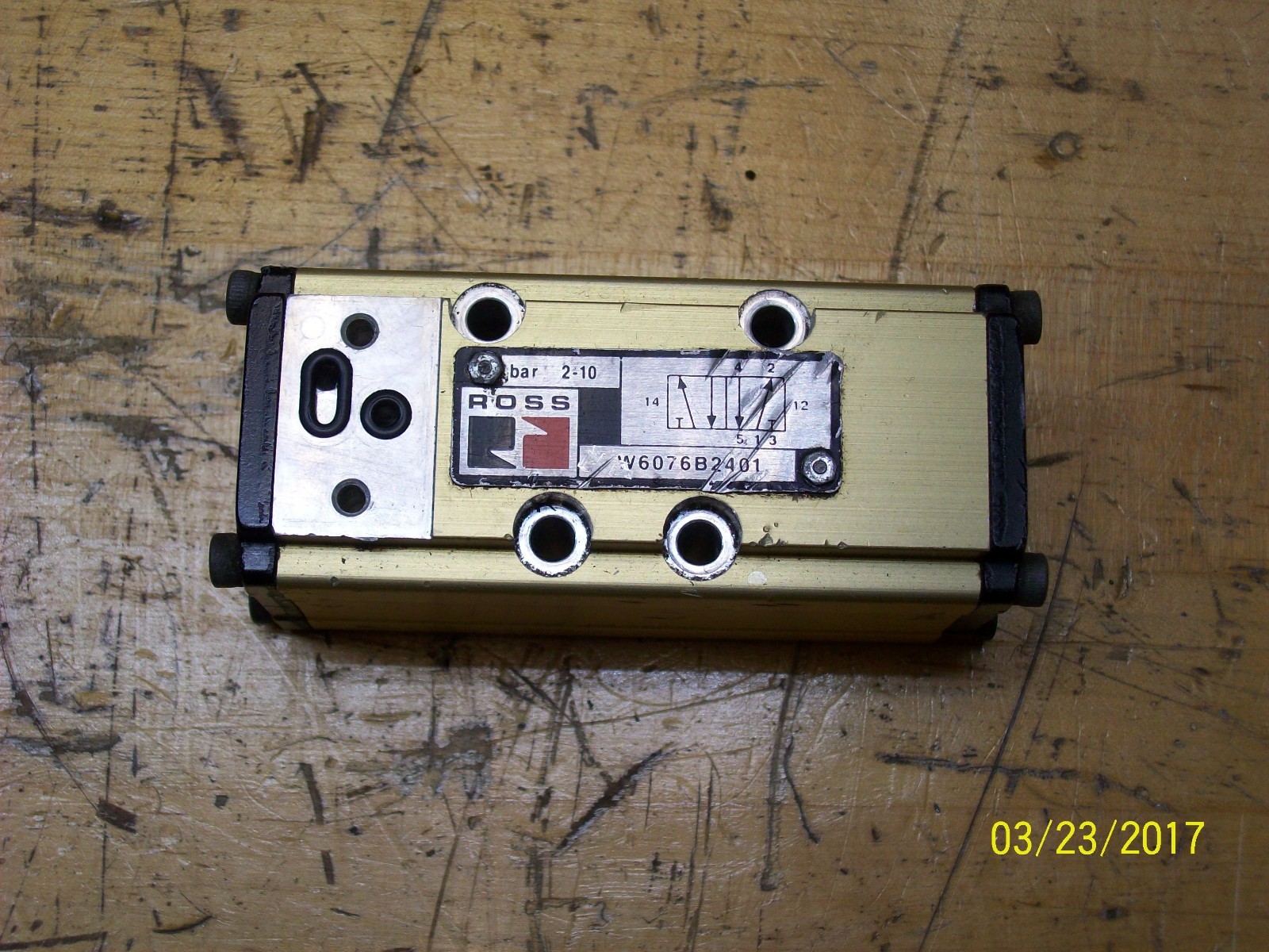 ROSS PNEUMATIC VALVE 2-10 BAR , W6076B2401