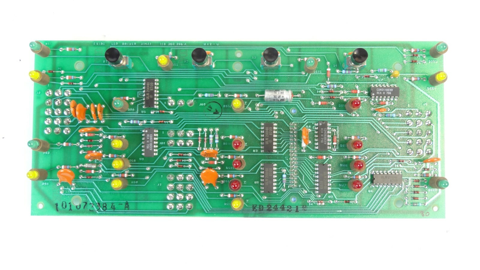 Powerware / Exide 101072384 Rev A / 118302396 LED Driver PCB Assembly