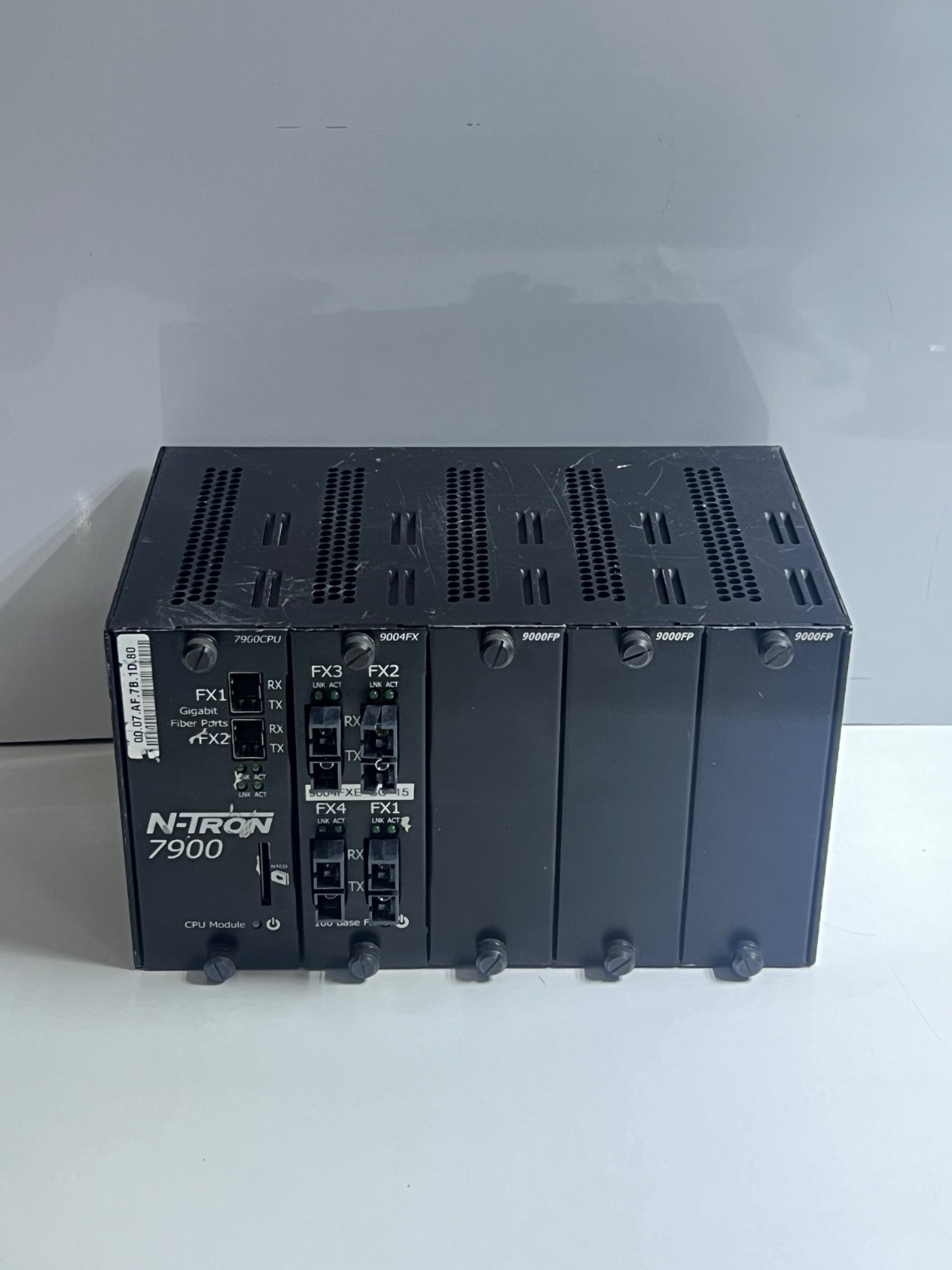 N-Tron 7900 CPU Module + 9004FXC-SC-15 + 9000BP Industrial Ethernet Switch