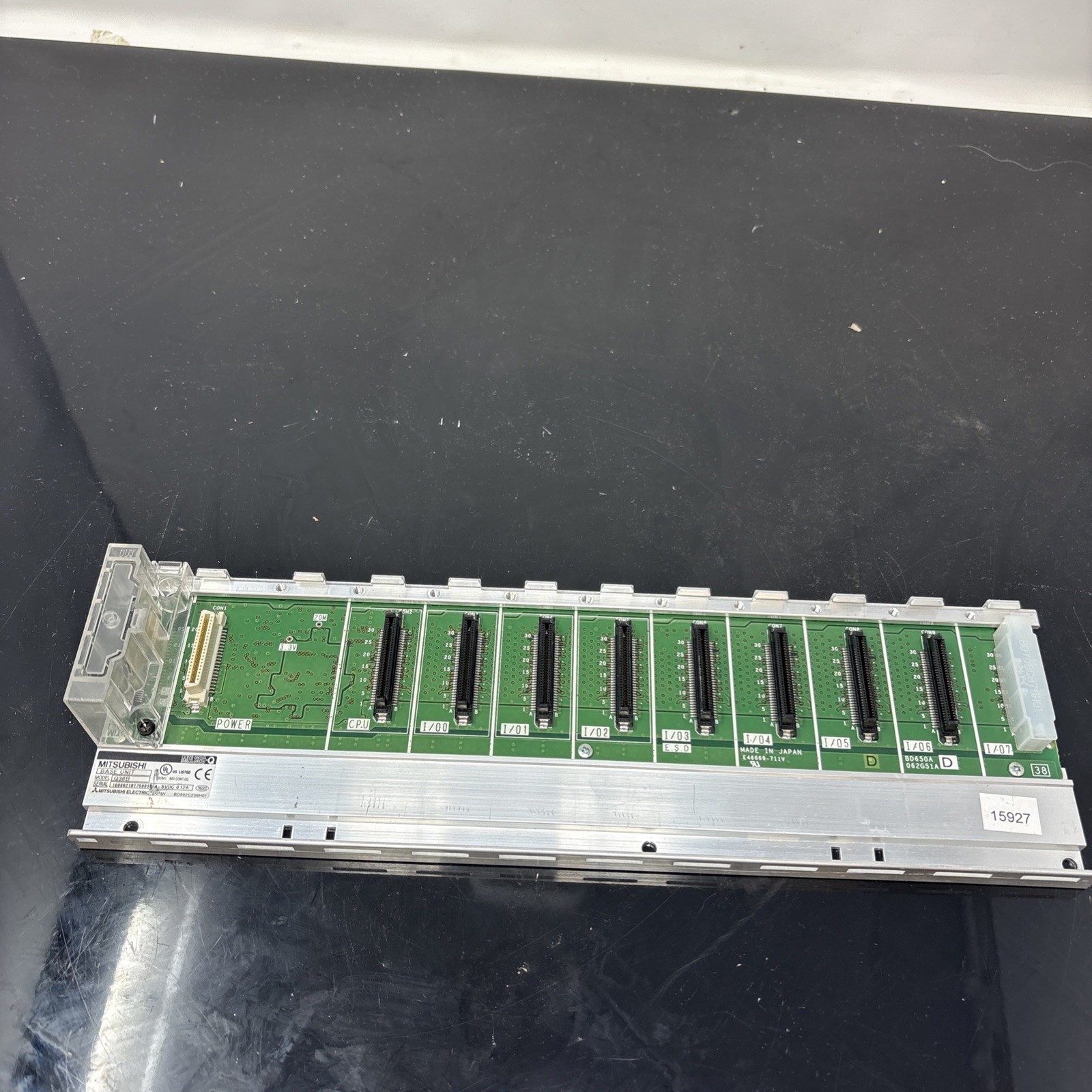 Used Mitsubishi Q38B Slot Power Module Base Unit