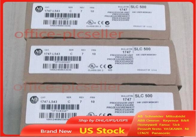 New Allen-Bradley AB 1747-L543 SER C SLC 500 5/04 CPU Processor Unit 1747L543
