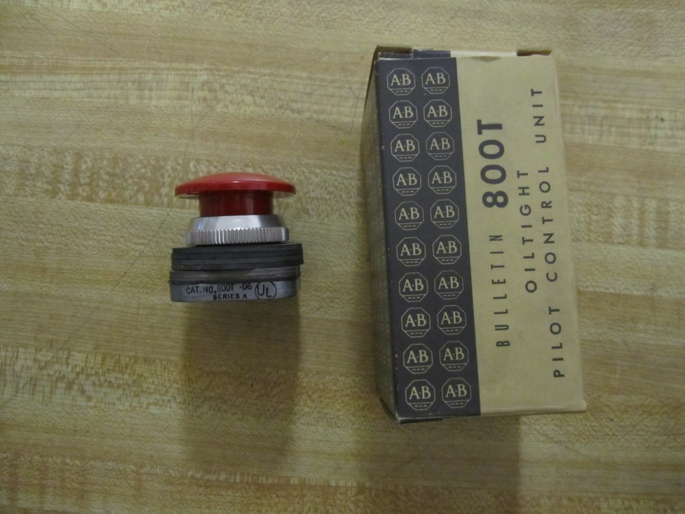 Allen Bradley 800T-D6 Push Button 800TD6 Series A/ Red