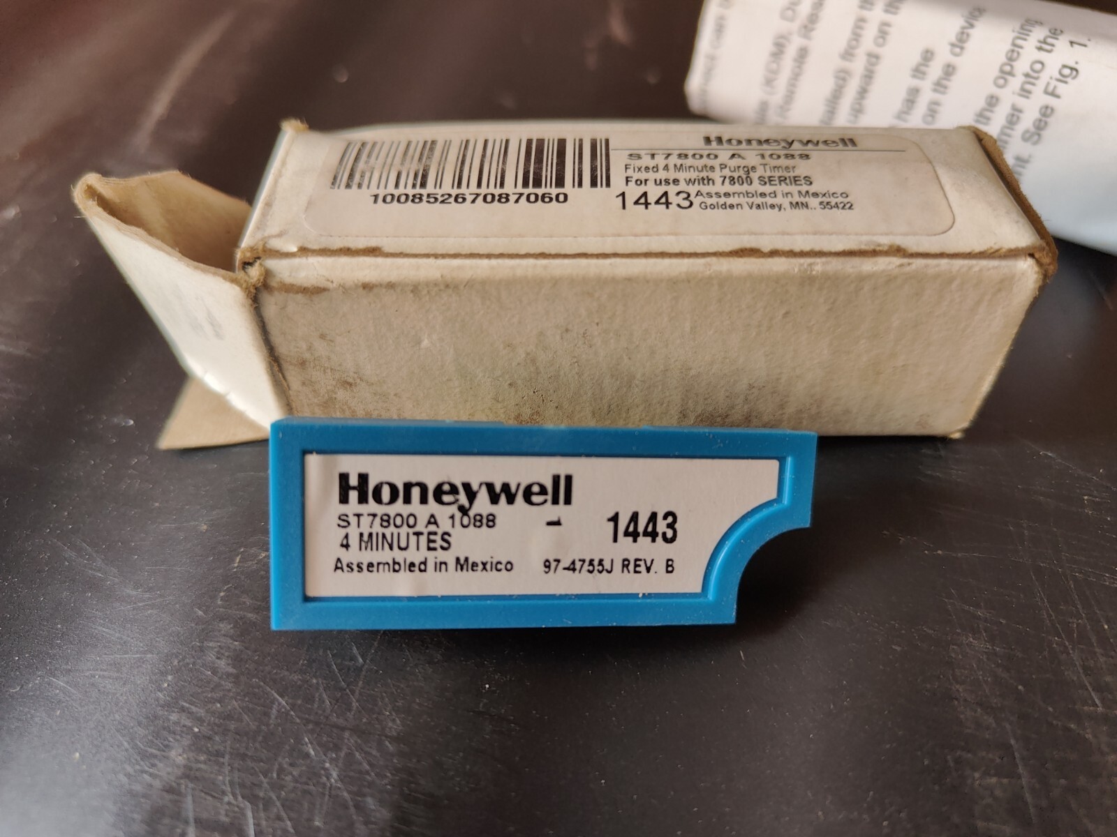 Honeywell – ST7800A1088 Purge Timer, 4 mins A1443
