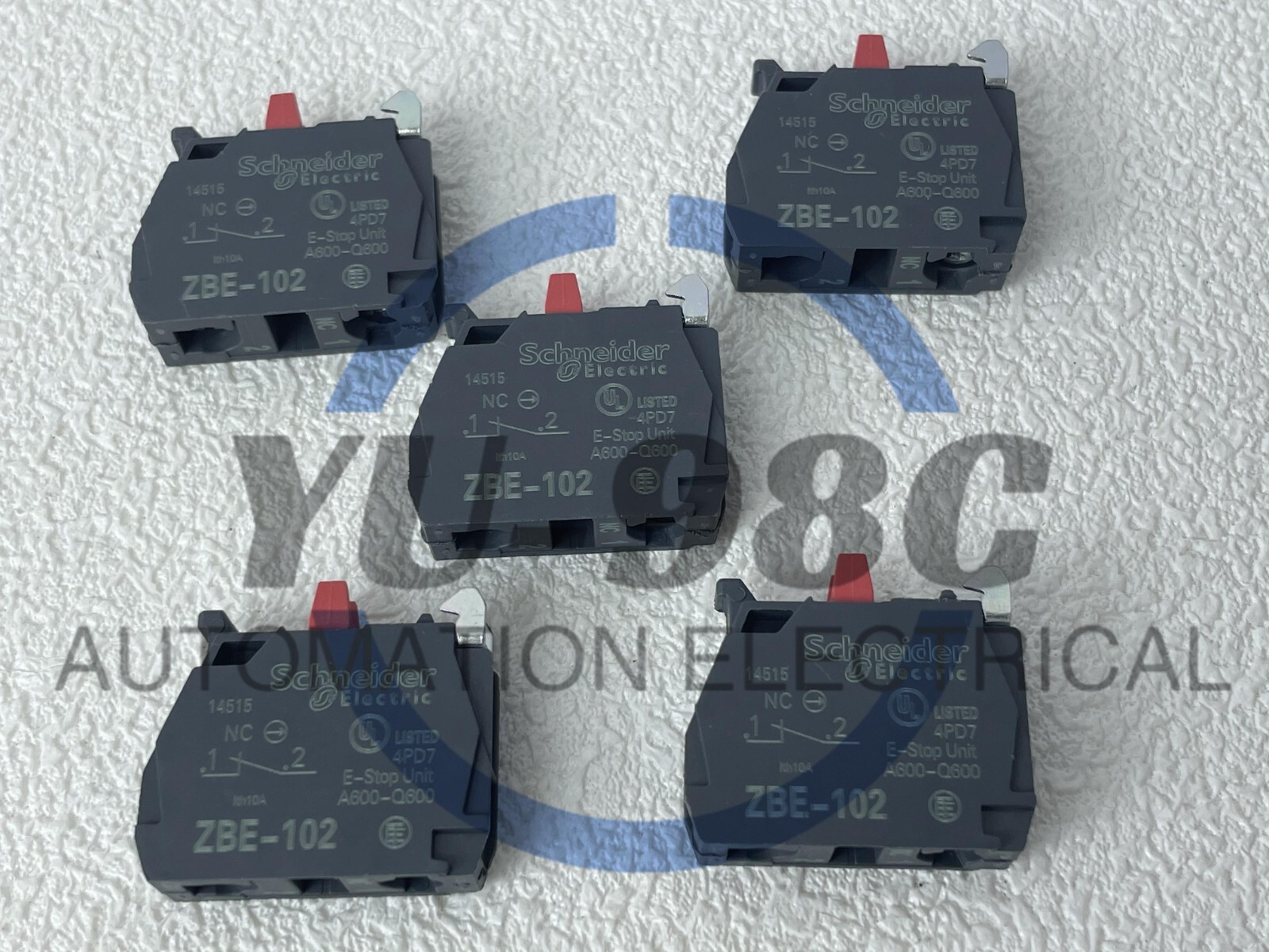 ZBE-102 Single Contact Block Brand New Box (Set of 5)