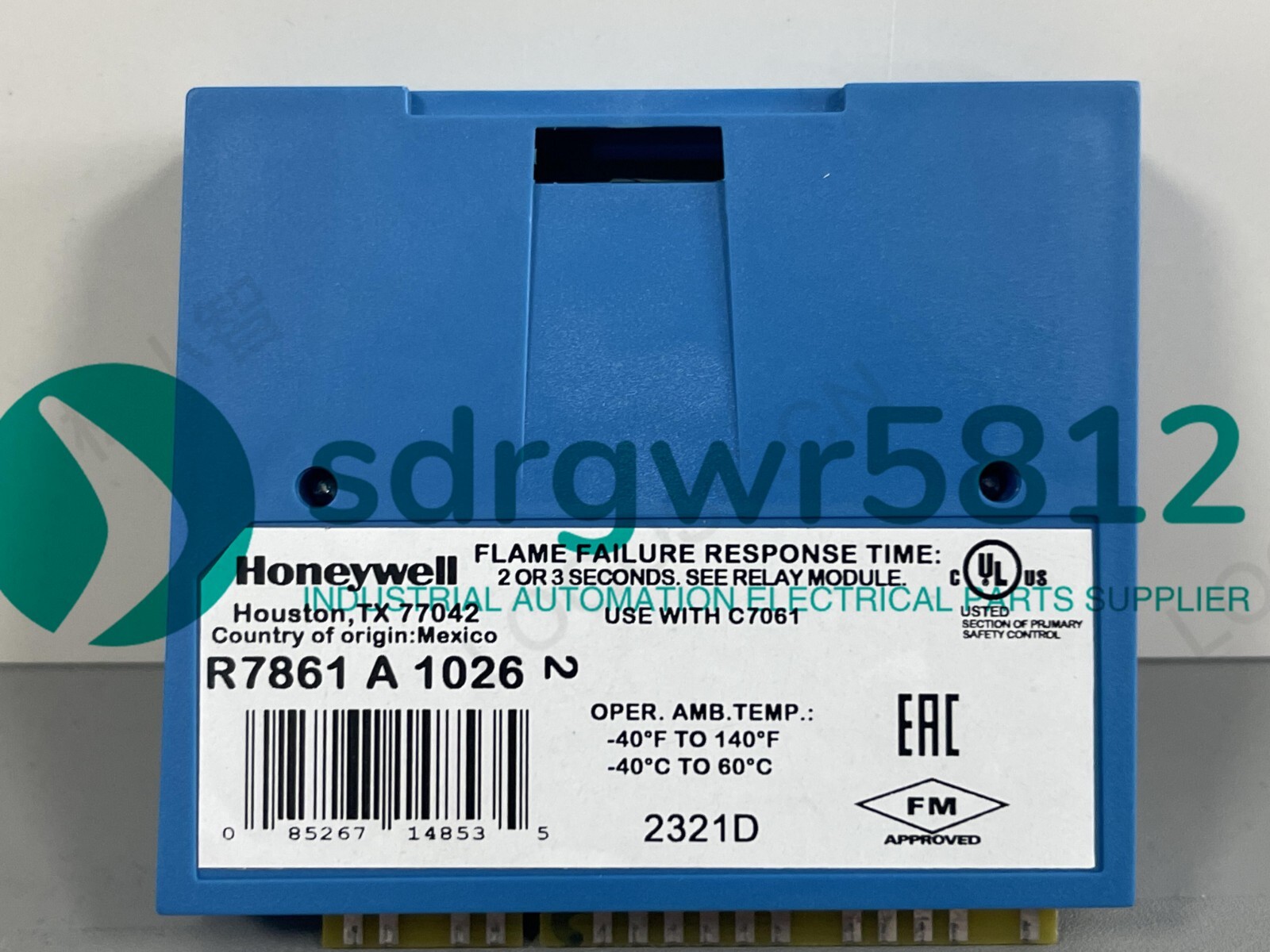 New Genuine HONEYWELL R7861A1026 Ultraviolet Flame Amplifier In Box