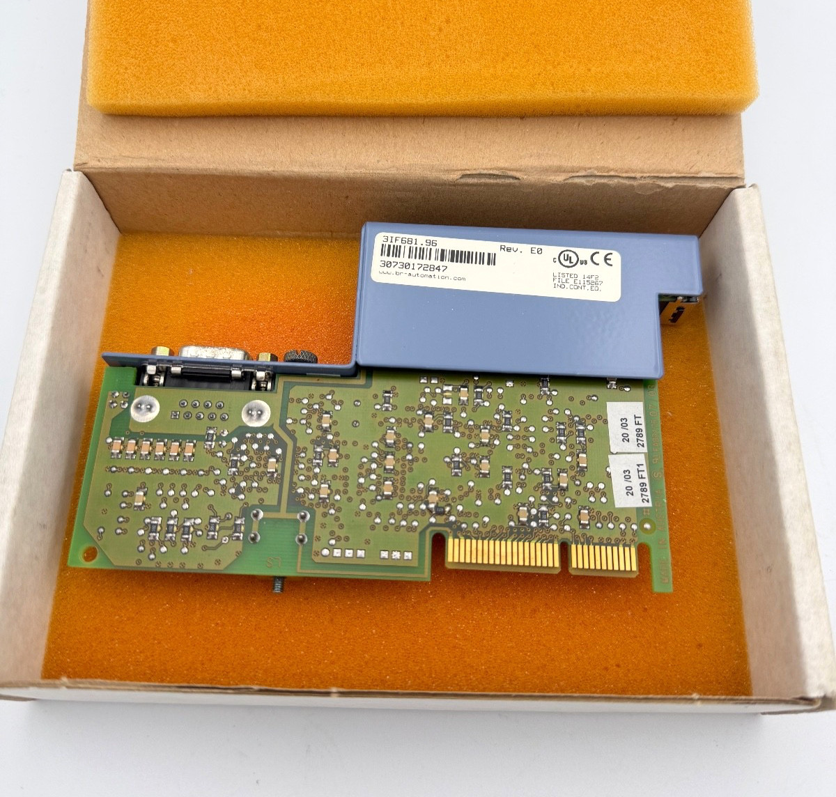 B&R 3IF681.96 REV.E0 Interface Module RS232 Ethernet RJ45 -Free 2nd Day Air
