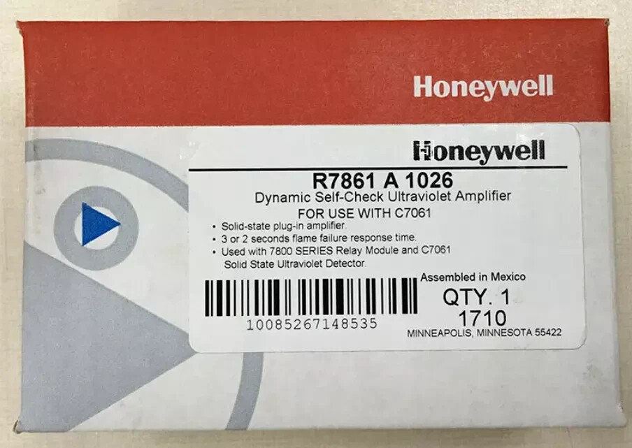 1 year warranty express NEW Honeywell R7861A1026 UV flame amplifier R7861 A 1026