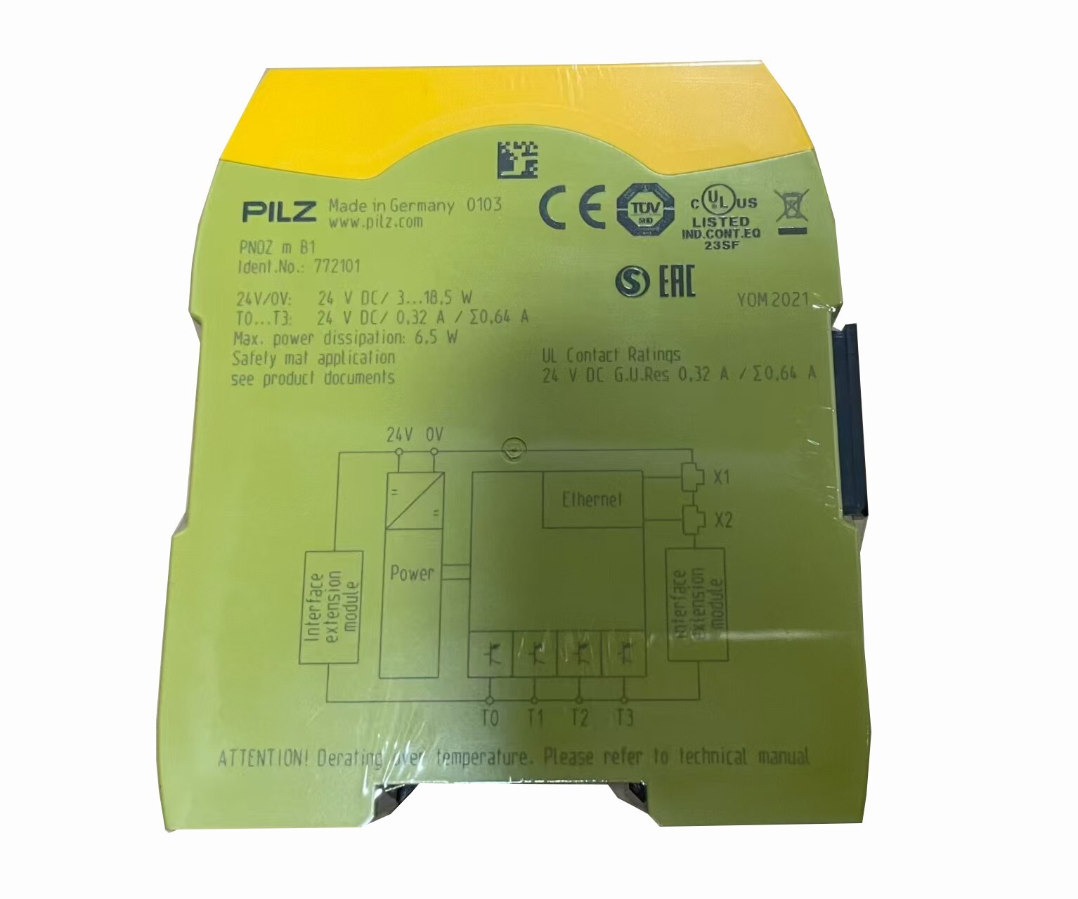 772101 NEW PILZ PNOZ m B1 772101 Safety Relay