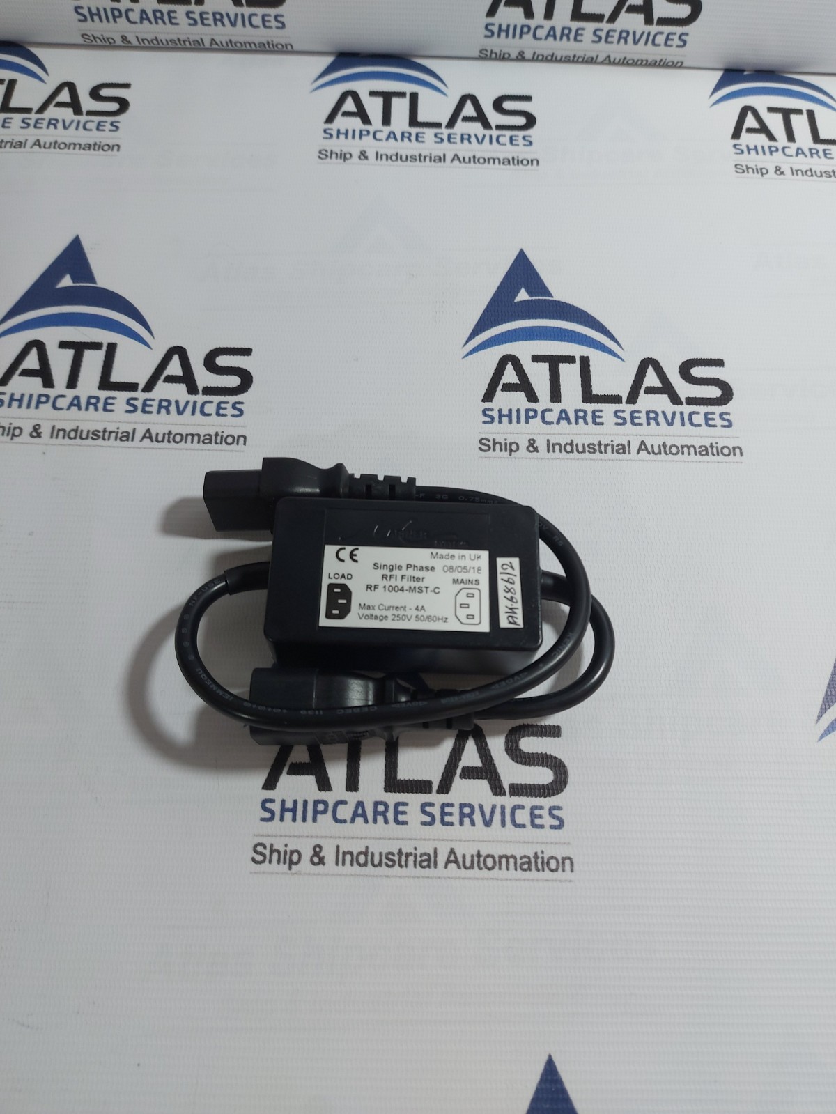 MARINE SYSTEMS RF 1004-MST-C SINGLE PHASE RFI FILTER 4A 250V 50/60Hz