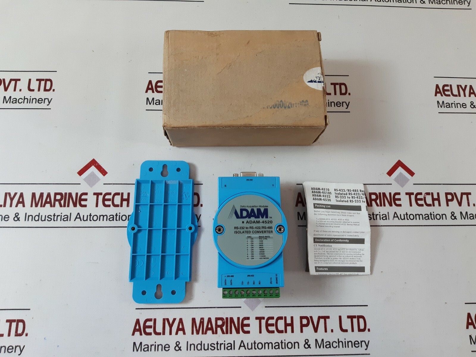 ADVANTECH ADAM-4520 Isolated Converter 3215201002 RS-232 TO RS-422/RS-485