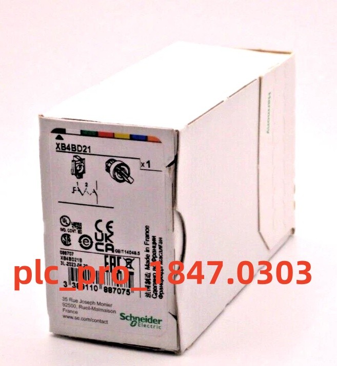 1PCS Brand New Schneider XB4BD21 XB4-BD21 Selector Switch Black 22mm Fast ship