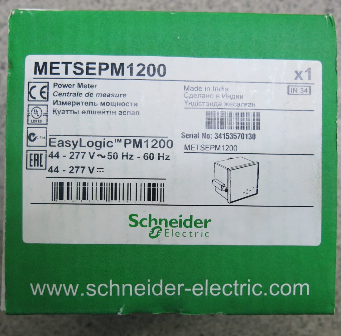 New In Box Power Meter METSEPM1200 PowerLogic PM1200