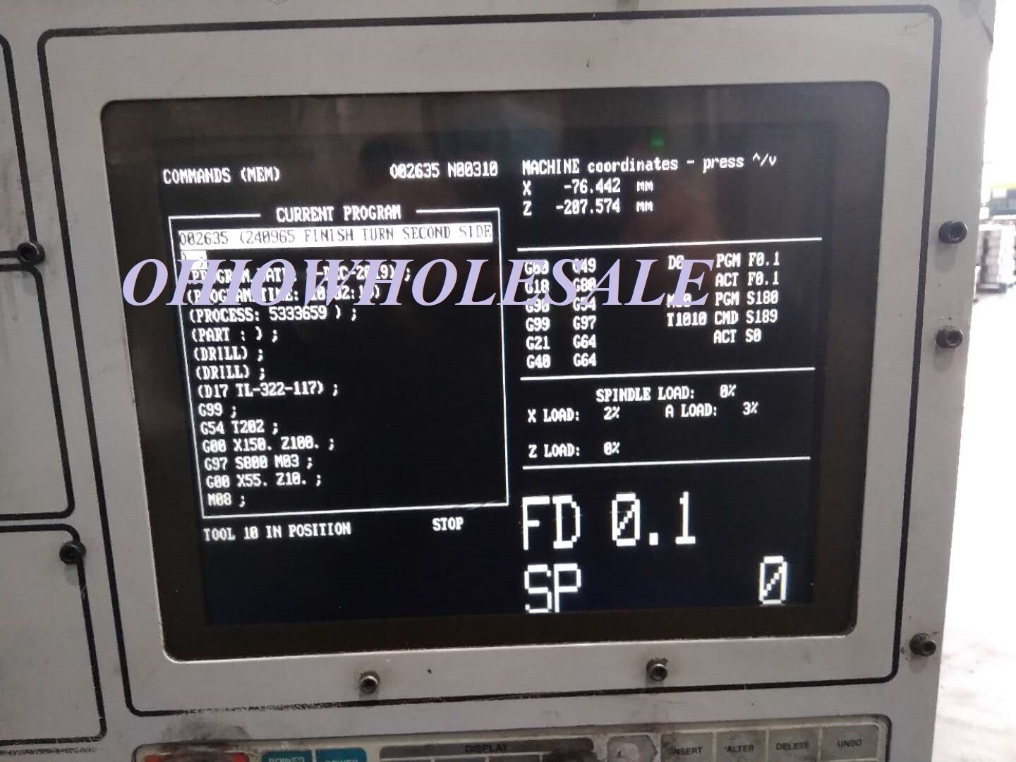 PLUG AND PLAY LCD MONITOR for HAAS VL-1 VL-2 VL-3 HL-1 HL-2 SL-20 SL-30 28HM-NM4