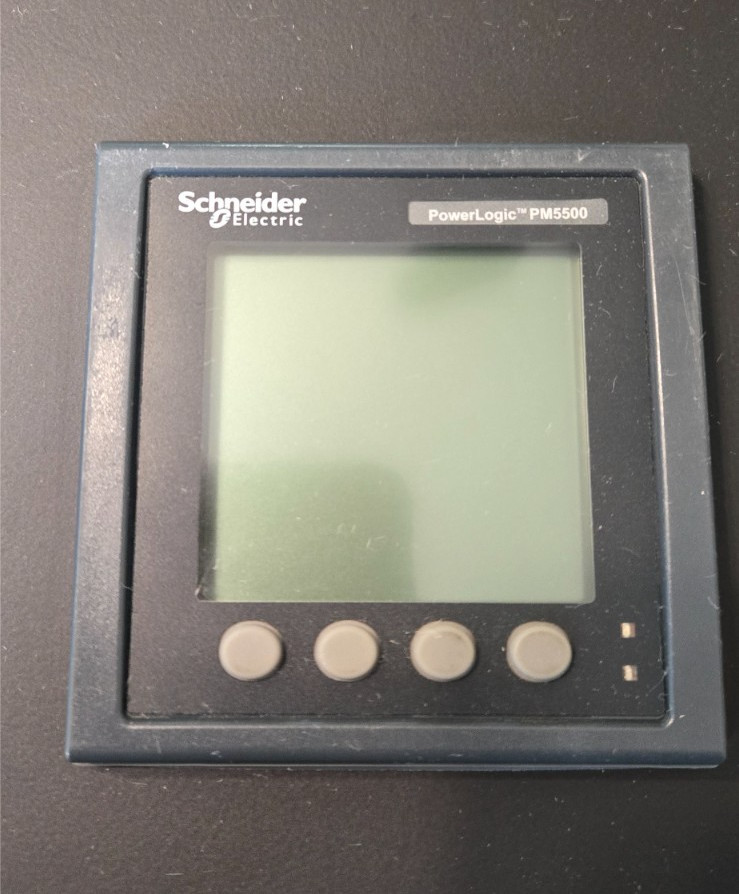 PowerLogic PM5500 Power Meter with mounting plate