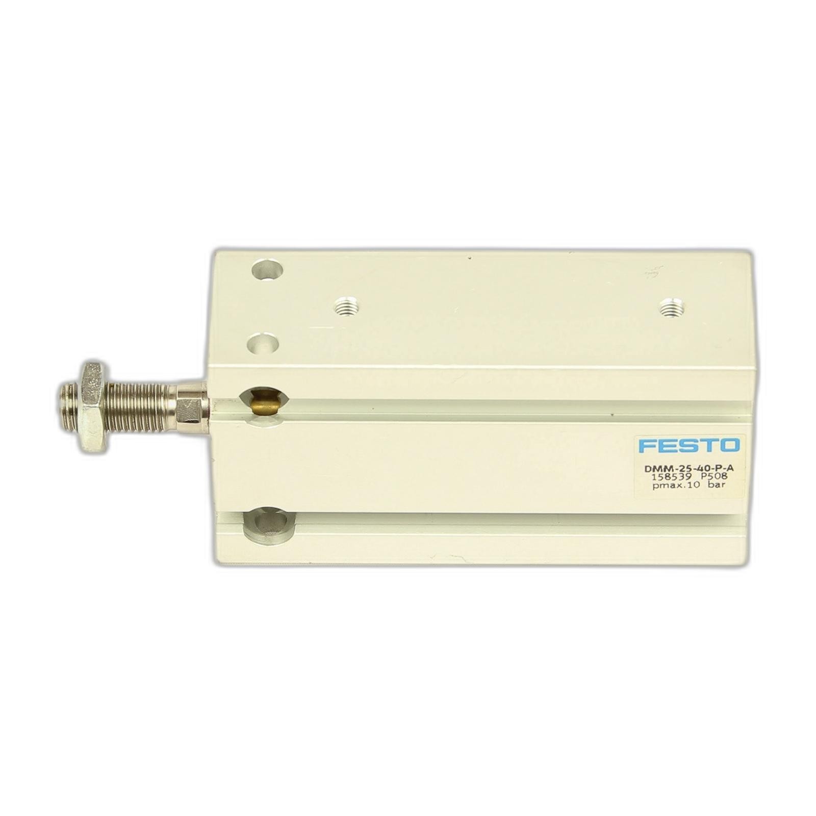 FESTO DMM-25-40-P-A 158539 Compact Cilinder P508 pmax:10bar New in stock at P…