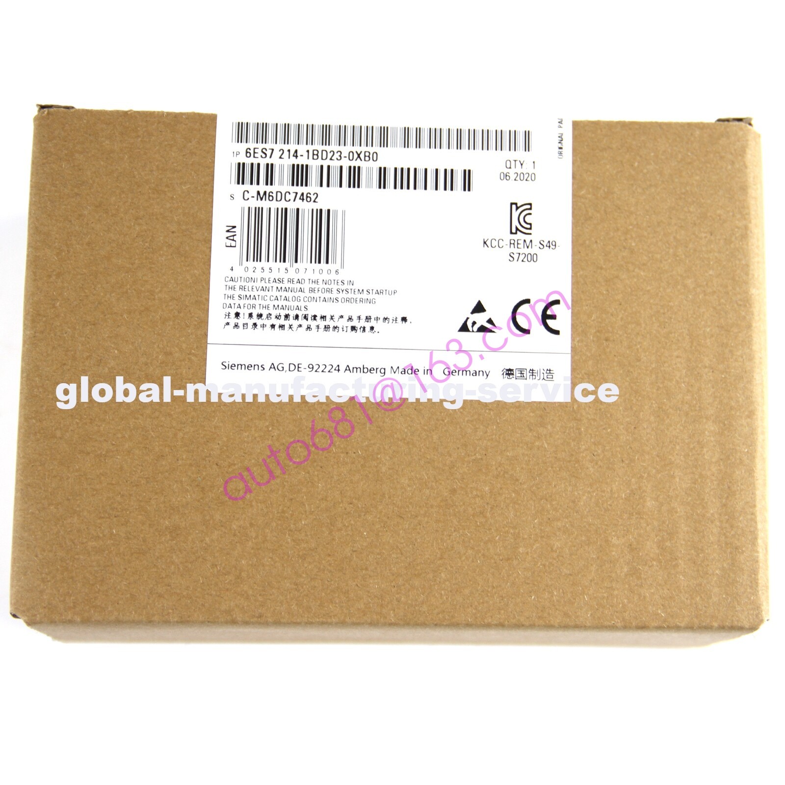 NEW SIEMENS 6ES7 214-1BD23-0XB0 6ES7214-1BD23-0XB0 CPU Module Made In Germany