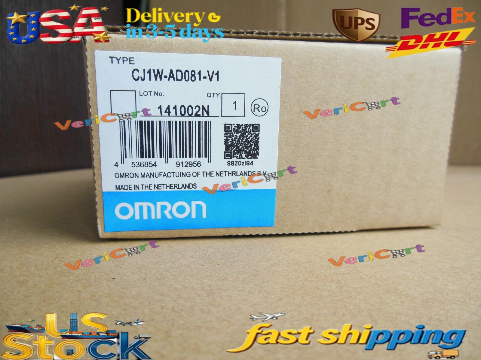 Omron CJ1W-AD081-V1 PLC Module CJ1WAD081V1 One Year Warranty US Free TAX