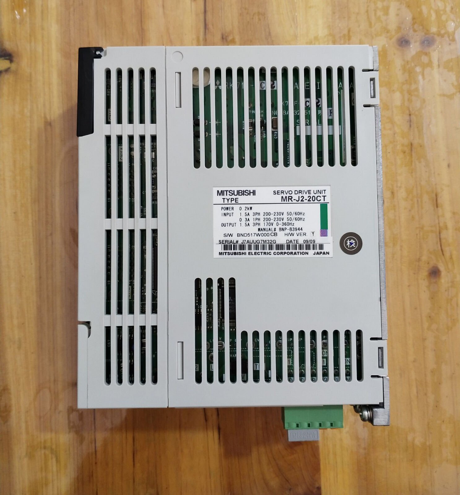 1PCS USED MITSUBISHI Servo Drive MR-J2-20CT Tested in Good Condition